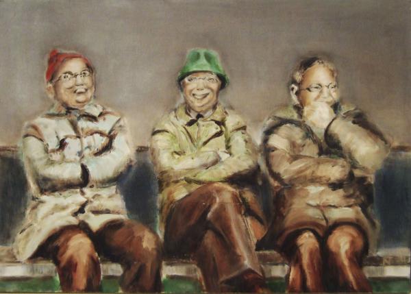 19.5x27.5 Hunting Party, Norma Trimborn