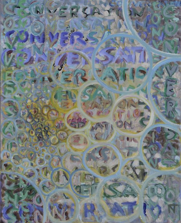 Conversation - 24x30, Norma Trimborn