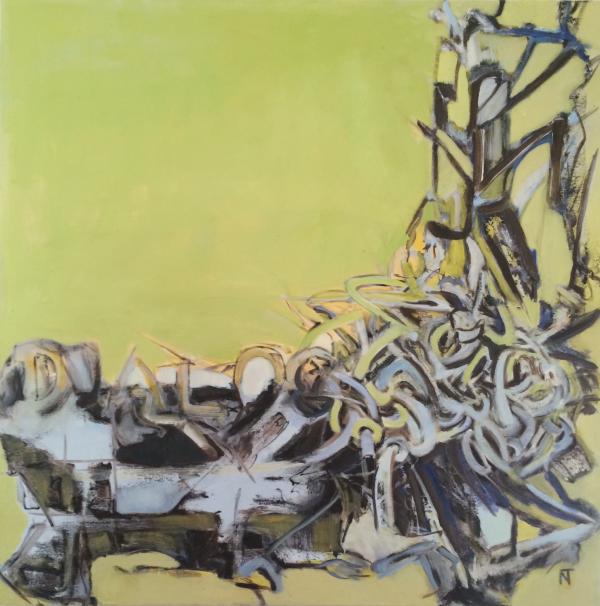 Dialogue Gone Wrong 30x30, Norma Trimborn