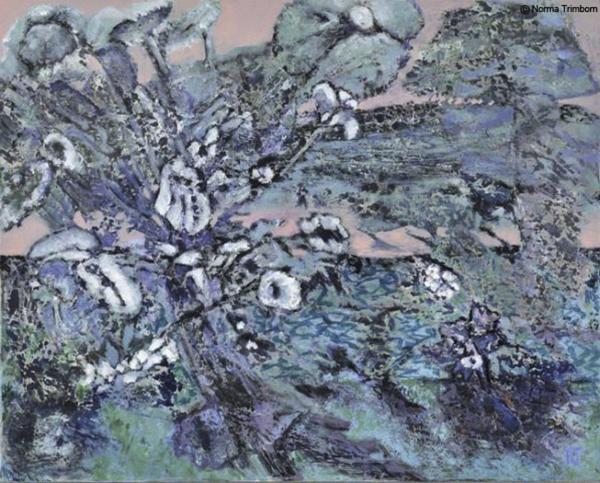 Fat Flower - 30x24, Norma Trimborn