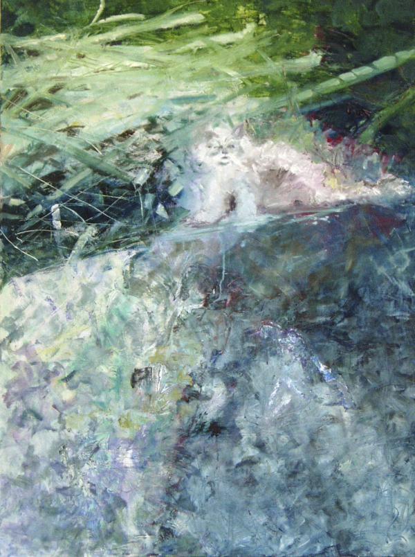 I'm not ready to make nice - 36x48, Norma Trimborn
