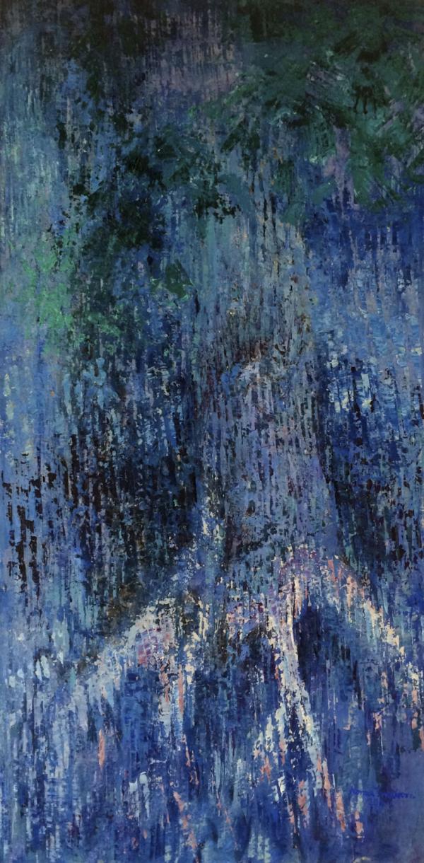 Rhapsodie of Blue - 24x48, Norma Trimborn