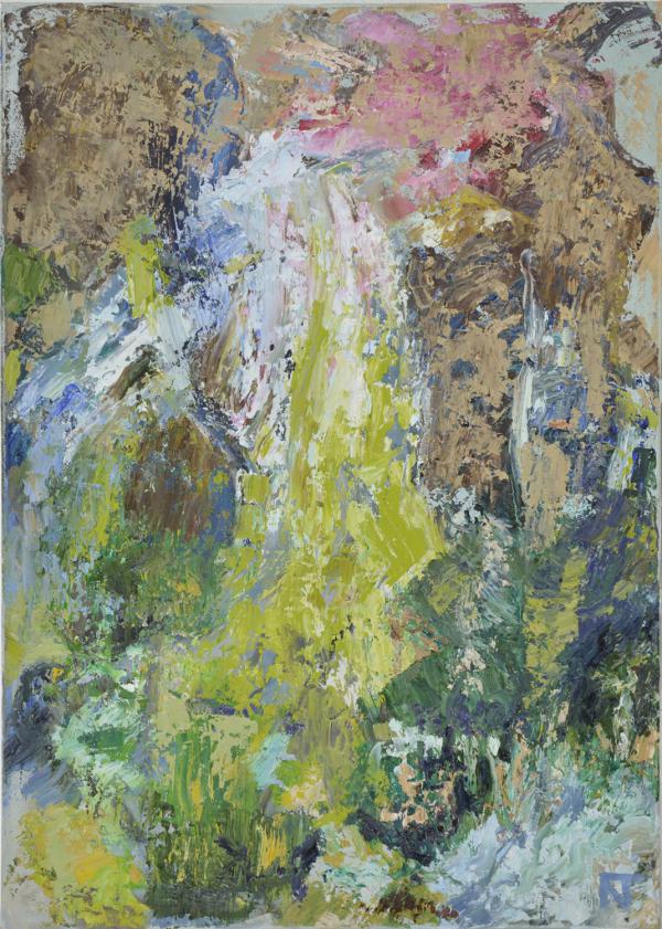 Waterfall - Painting - Norma Trimbon