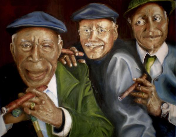 Cuban cigars 48x60 sold, Norma Trimborn