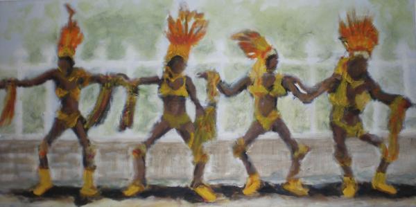 Girls on the island - 15x30, Norma Trimborn