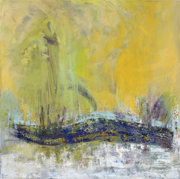 To paint is to create a world-48x48-in-2012, Norma Trimborn