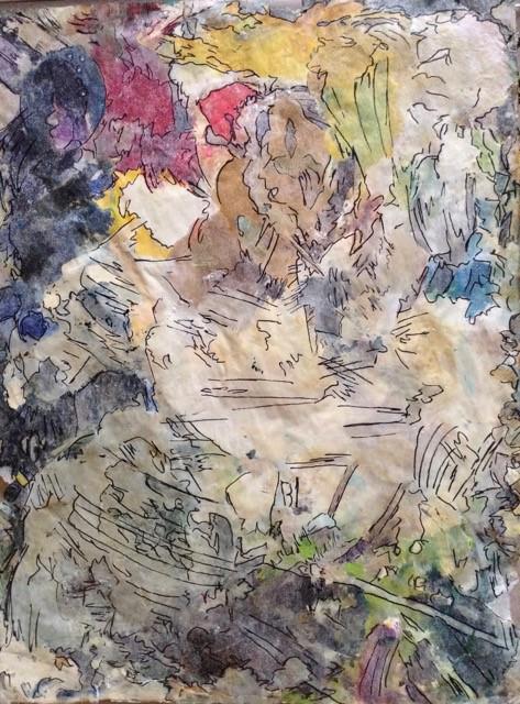 Waterfall Palette Tracing #28 - Norma Trimborn
