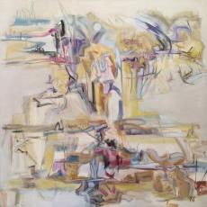 LIfe is what happens in between, 48x48, 2017, Norma Trimborn