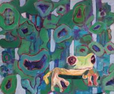 Prince Frog - Migrant Series, 20x24, Norma Trimborn