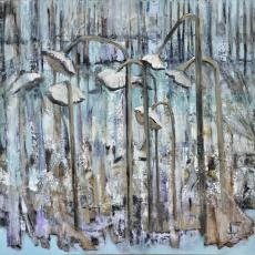  More information? 	Reminiscent of summer#1 - 48x48, Norma Trimborn