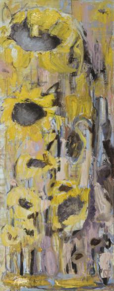 Sunflower#8 - 24x60, Norma Trimborn