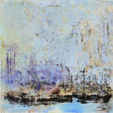 Water might seem to give in to a rigit substance, like stone, but in the end that the water that - 40x40, Norma Trimborn